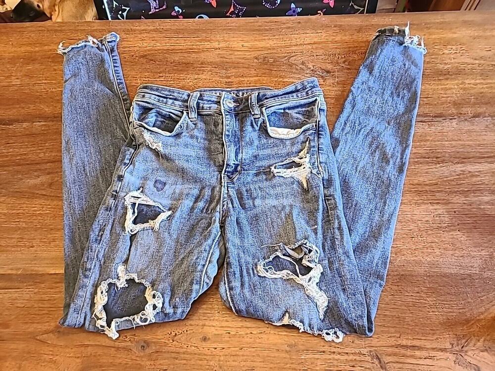 American Eagle Next Level Stretch Super Hi-Rise Jegging Size 6 Regular